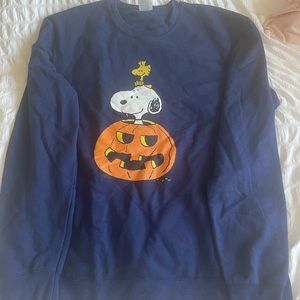 Snoopy Halloween crewneck.
